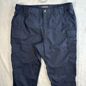 5.11 Work Gear Men's Tactical Pro Performance Cargo Navy Pants 42x31 Style 74273